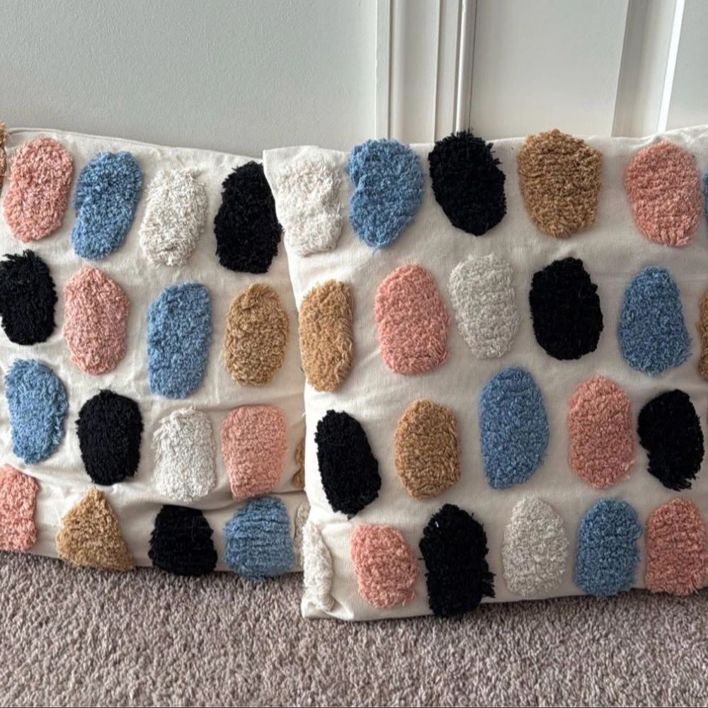 Multicolor‎ Textured Accent Pillows